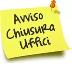 Avviso Chiusura Uffici per il giorno 20.01.2025.